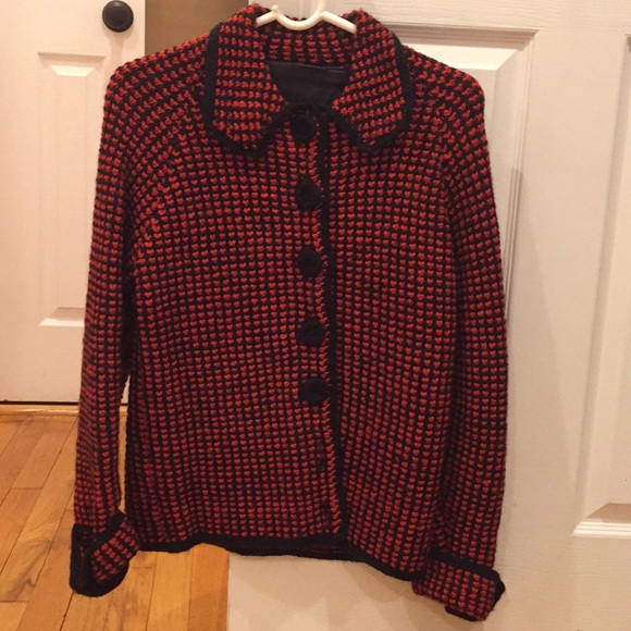 Vintage 1960's Chunky Cardigan - Picture 1 of 6